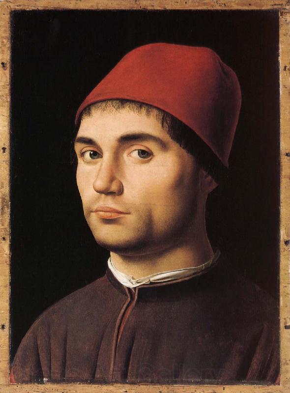 Antonello da Messina Portratt of young man France oil painting art